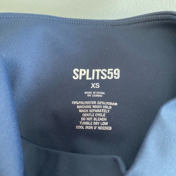 Splits59 Pierce High Waist Techflex 7/8 Legging Indigo, Copper & Yellow Size XS - Picture 6 of 11